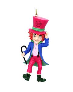 Gisela Graham Mad Hatter Resin Tree Decoration